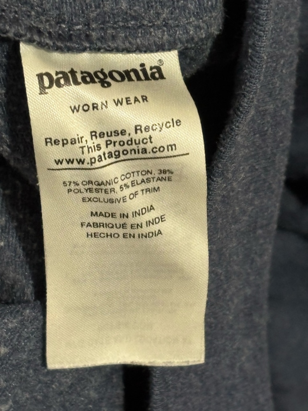 Patagonia Blue Long Sleeve Hooded Pullover Shirt Size Med Lavender Bike Graphic - Picture 16 of 16